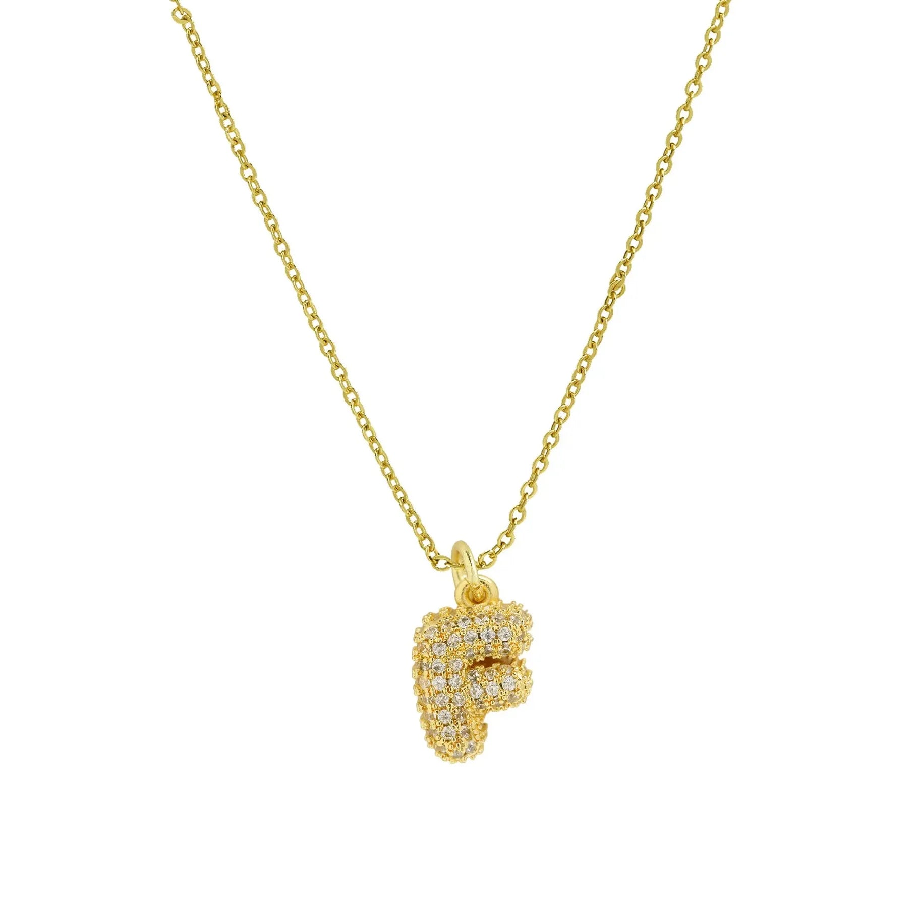 18k Gold Plated A-Z Initial Pendant Necklace Stainless Steel Choker Women Gift