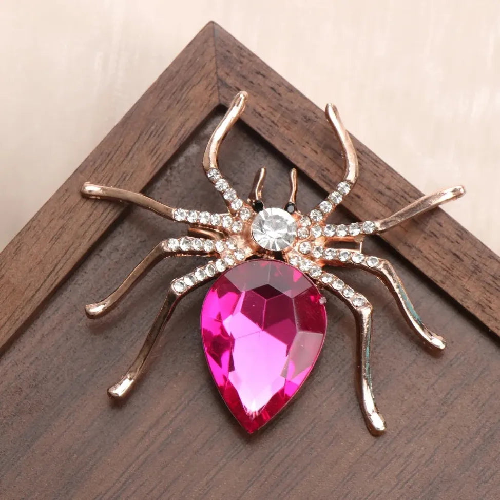 Classic Animal Brooch Pins Cat Lizard Flower Spider Insect Jewelry