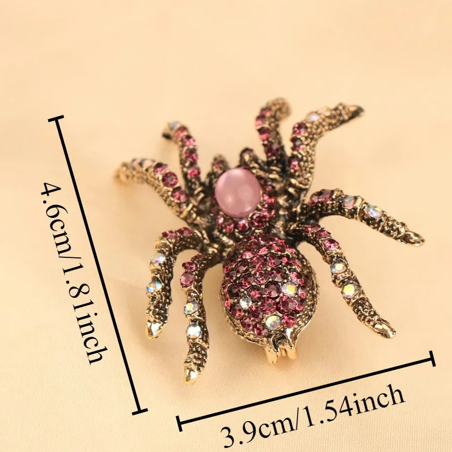 Luxury Spider Brooch for Men and Women Elegant Gift Accessory