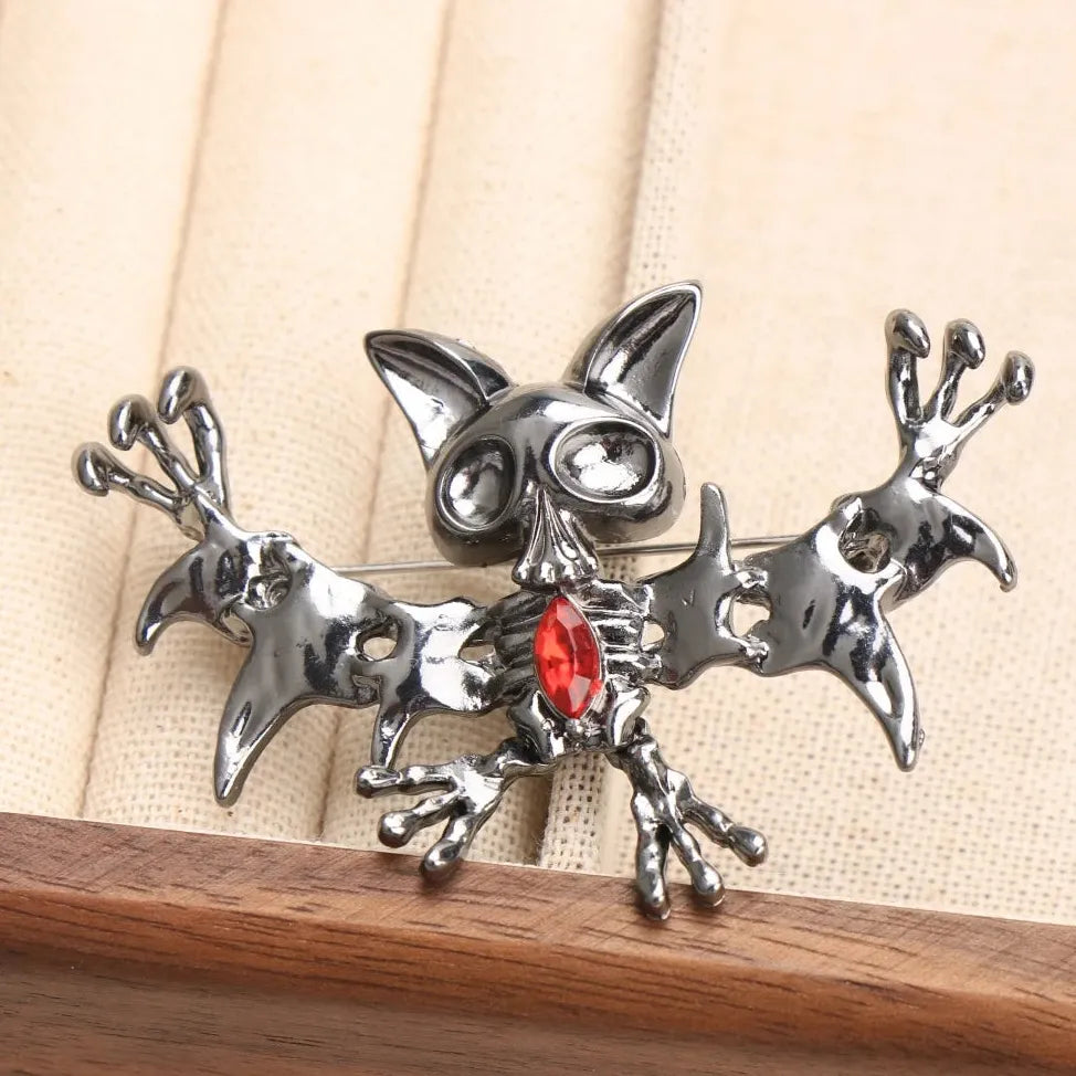 Halloween Bat Brooch Classic Jewelry Gift Accessory for Men and Women