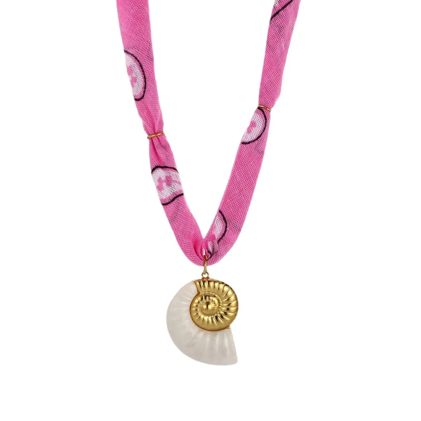 Oversize Starfish Pendant Scarf Necklace Women 18K Gold Plated Choker Jewelry Fashion