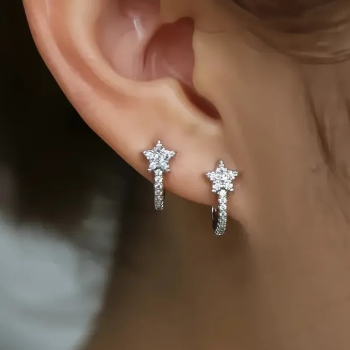 Lightweight Chic Geometric Hoop Earrings for Women Daily Wear