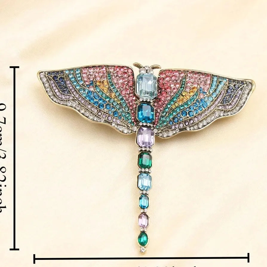 Elegant Dragonfly Brooch for Men and Women Classic Gift Accessory