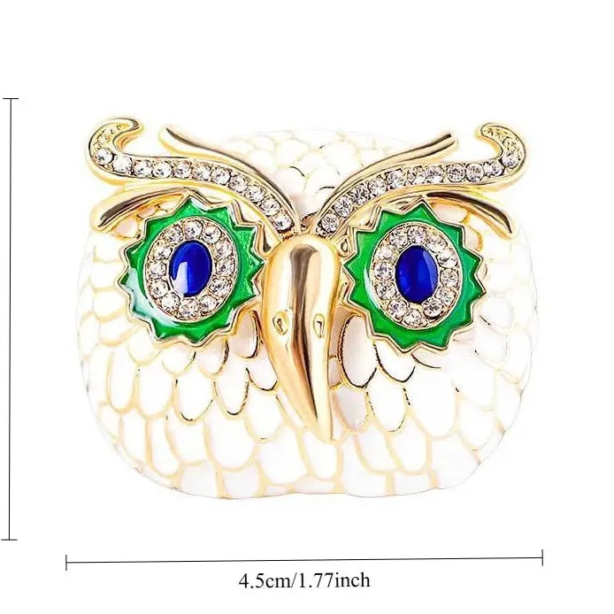 Classic Owl Brooch Animal Jewelry for Men and Women Stylish Accessory