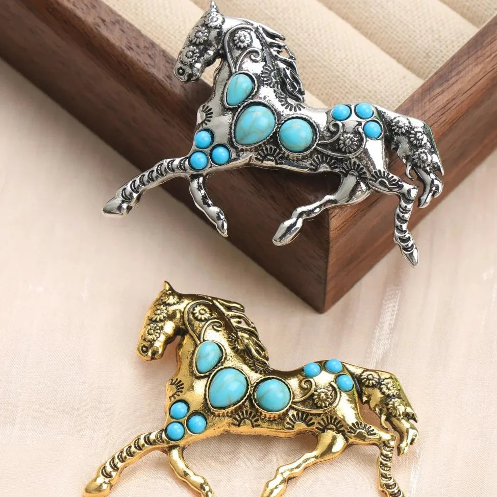Luxury Horse Brooch for Men & Women Classic Gift Accessory