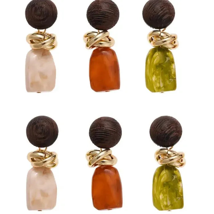 Retro Geometric Drop Earrings for Women Lightweight Wedding Jewelry Gifts