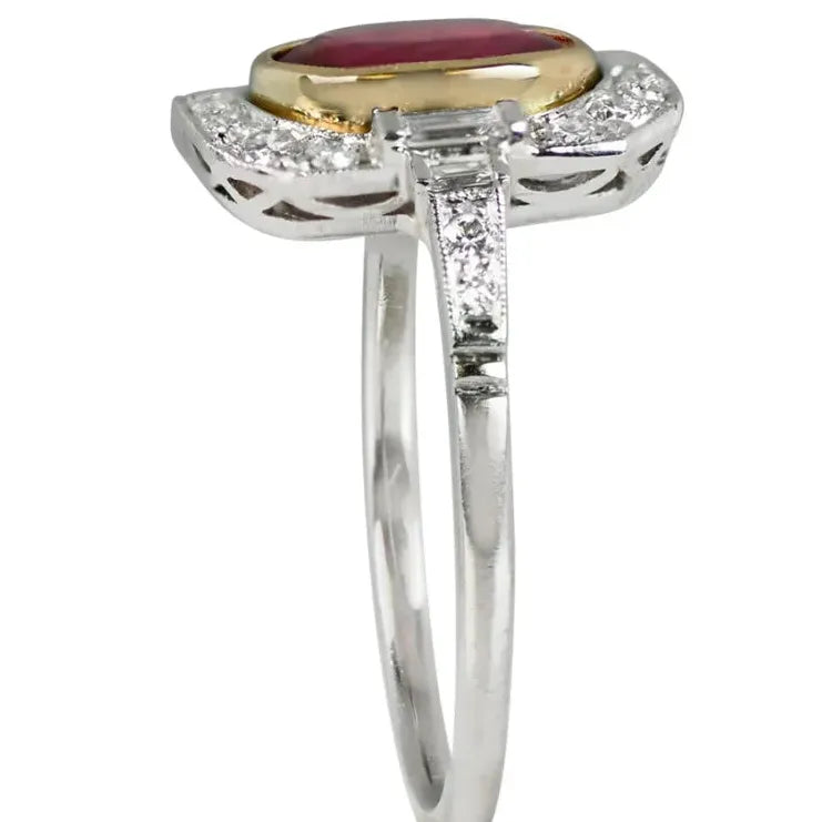 Gold Color Geometric Zircon Ring for Women Minimalist Trendy Zinc Alloy Jewelry