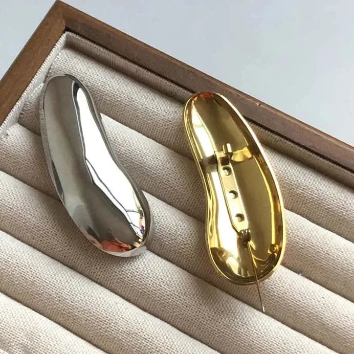 2026 Stainless Steel Geometric Brooch Pin for Women and Girls