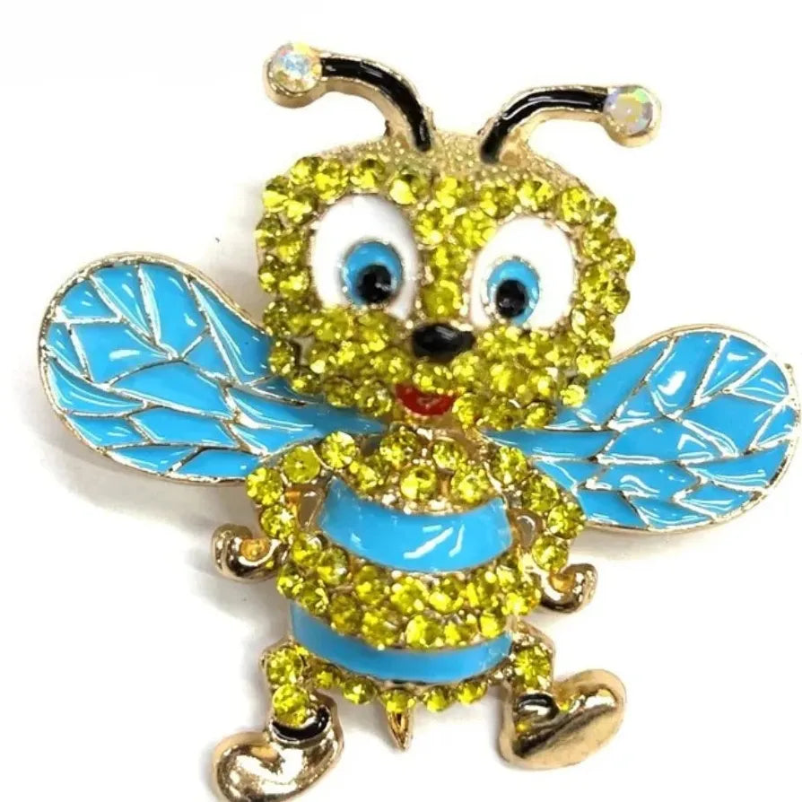 Cartoon Bee Brooch for Men & Women Wedding Party Gift Accessory