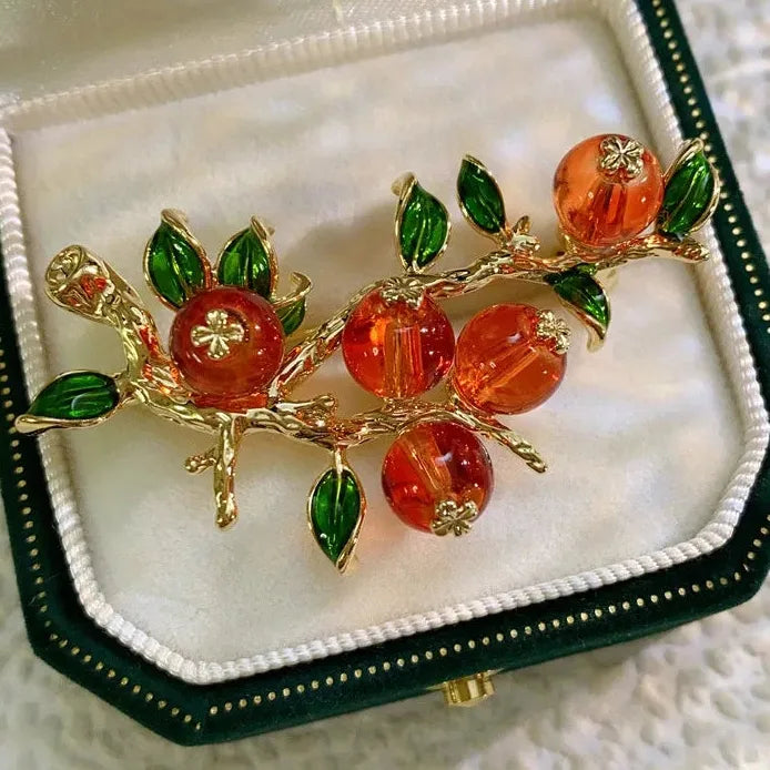 Vintage Ruyi Chinese Style Brooch Cheongsam Pin for Women Elegant Gift