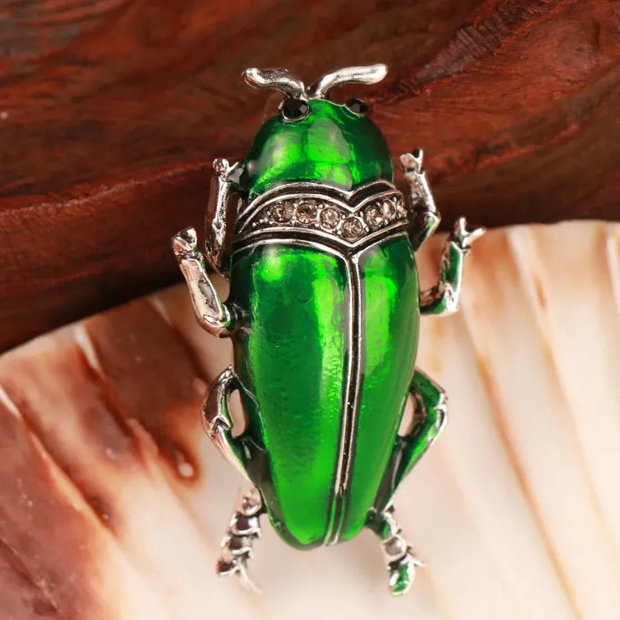 Classic Beetle Brooch for Men and Women Elegant Gift Accessory