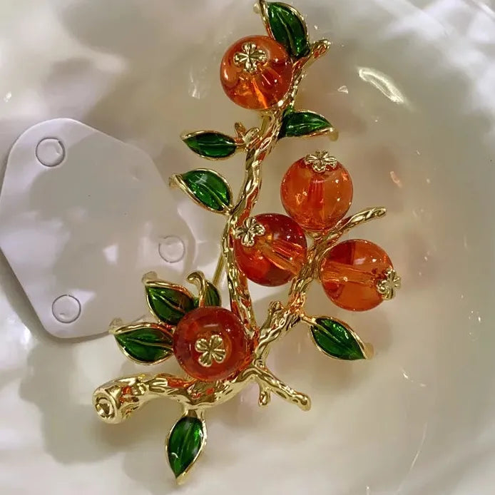 Vintage Ruyi Chinese Style Brooch Cheongsam Pin for Women Elegant Gift