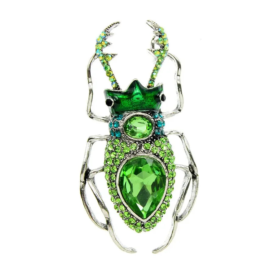 Luxury Insect Brooches Cicada Beetle Bee Mantis Pin for Women