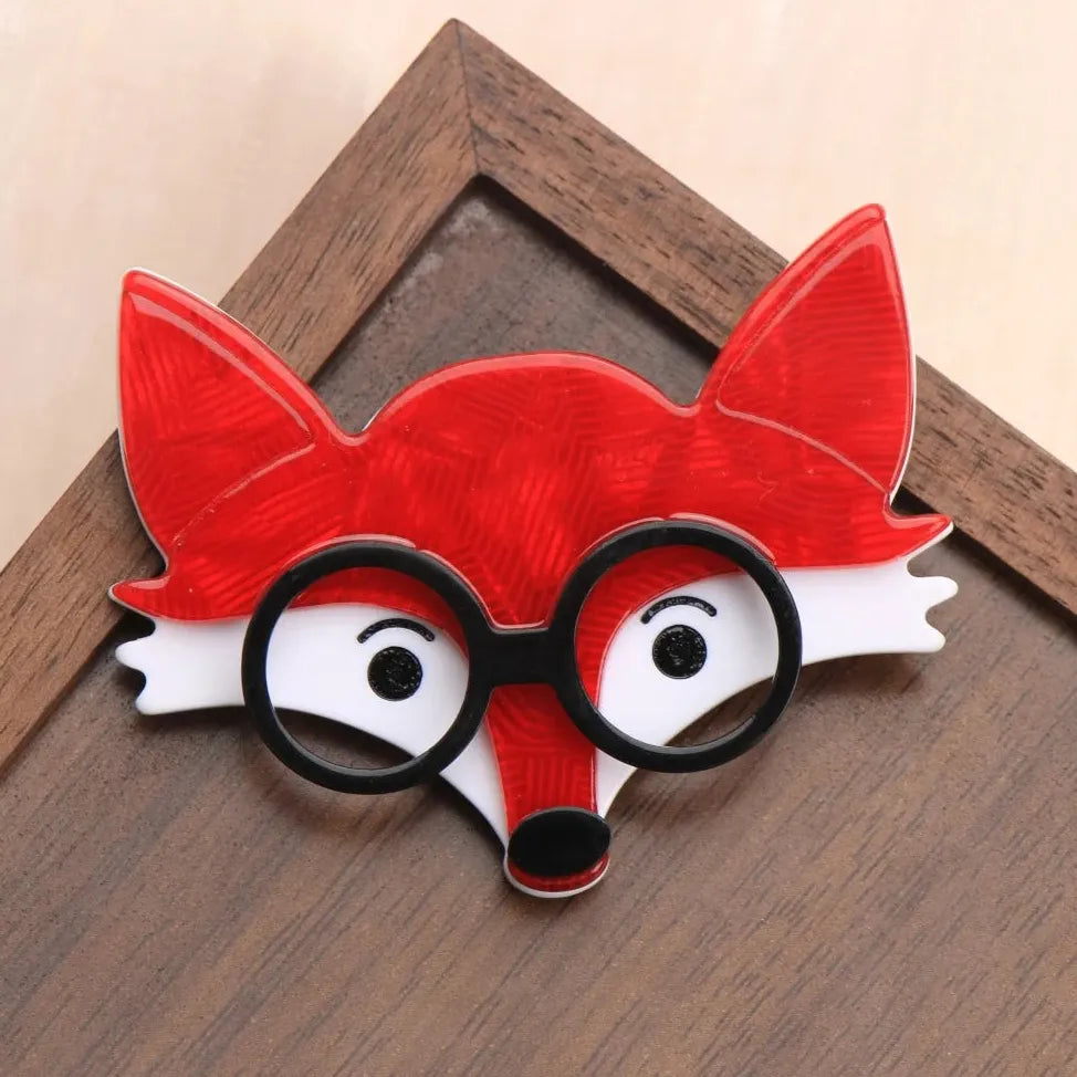 Vintage Fox Brooch Classic Jewelry for Women Elegant Style Accessory