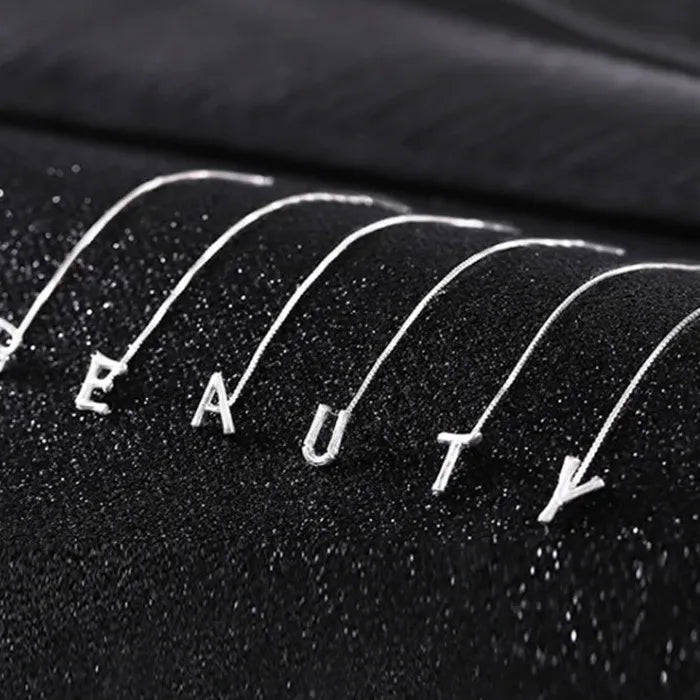 2PC S925 Silver Needle Geometric Tassel Drop Earrings for Women Girls
