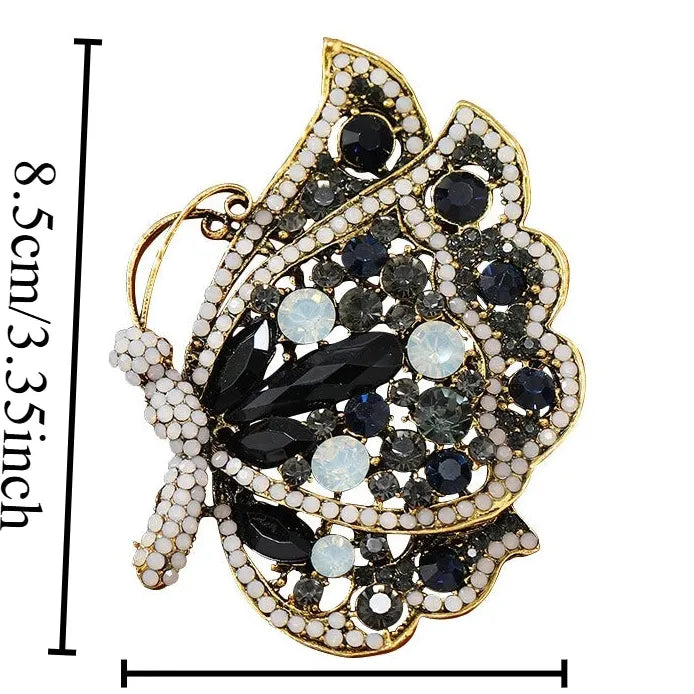 Classic Openwork Insect Brooch Wedding Gift for Men and Women