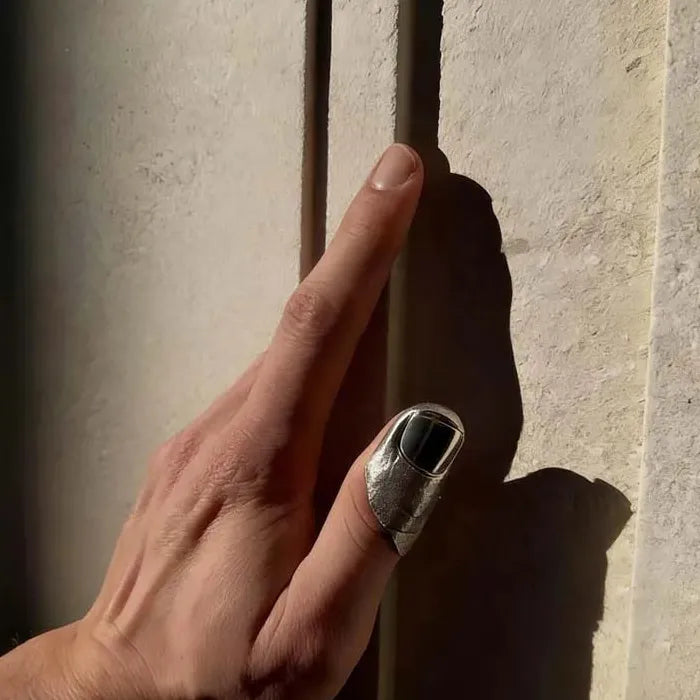 2026 Artistic Irregular Copper Knuckle Ring Set Full Finger Unisex Hip Hop Jewelry