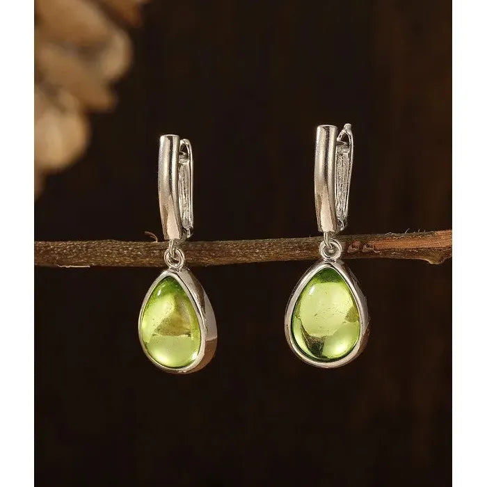 Minimalist Colorful Imitation Crystal Drop Earrings for Women Party Jewelry Gifts