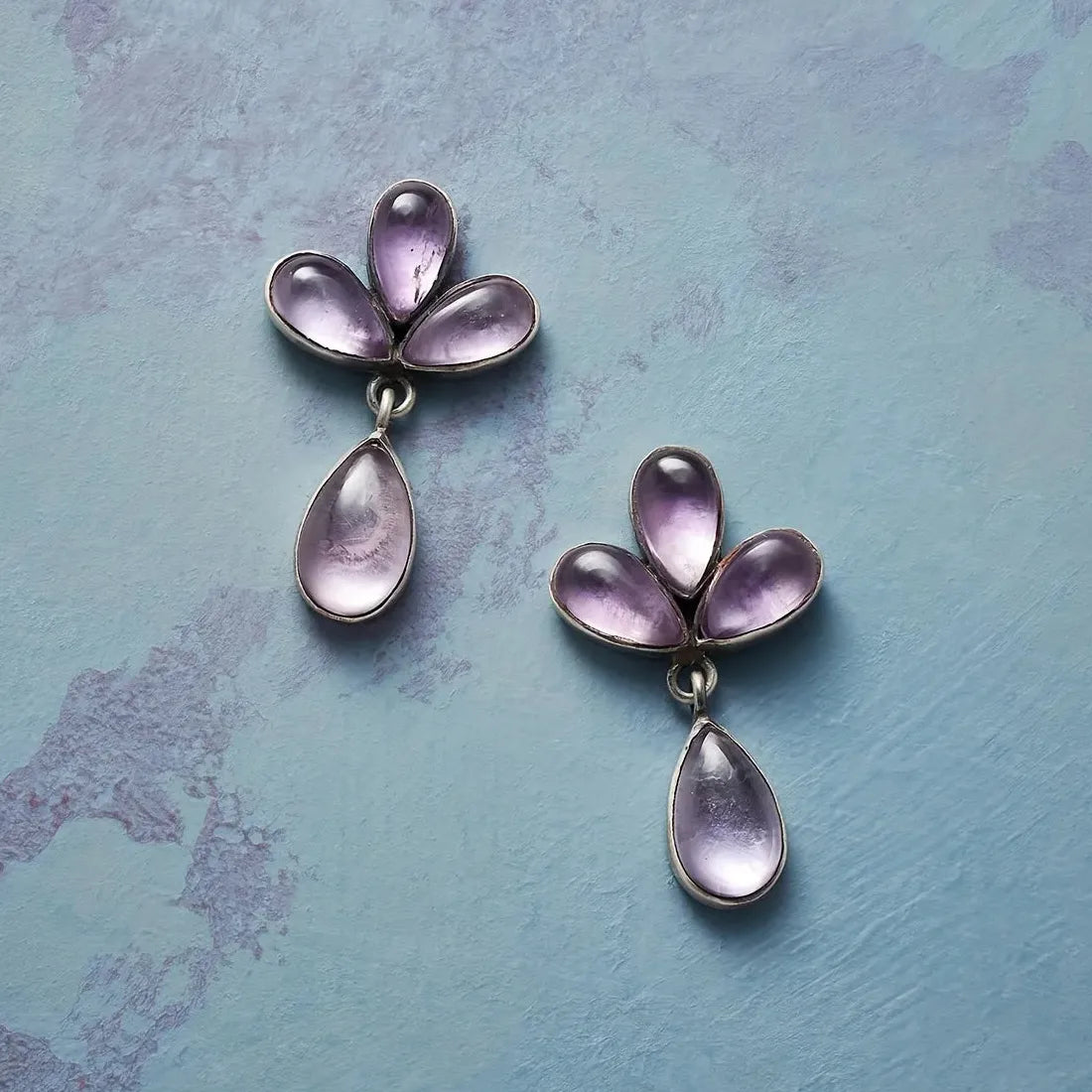 Elegant Classic Women's Retro Crystal Flower Earrings Fashion Jewelry Accessories