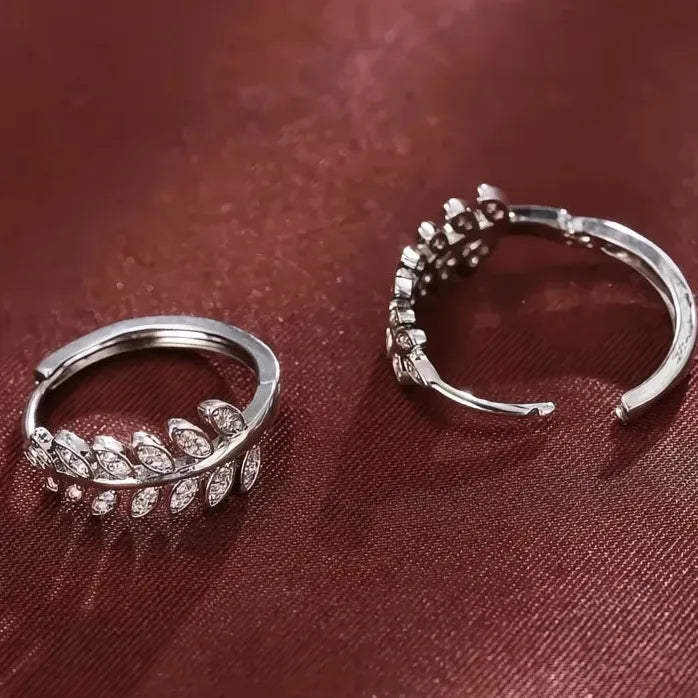 Geometric Leaf Hoop Earrings for Women Copper Alloy CZ Jewelry Gift