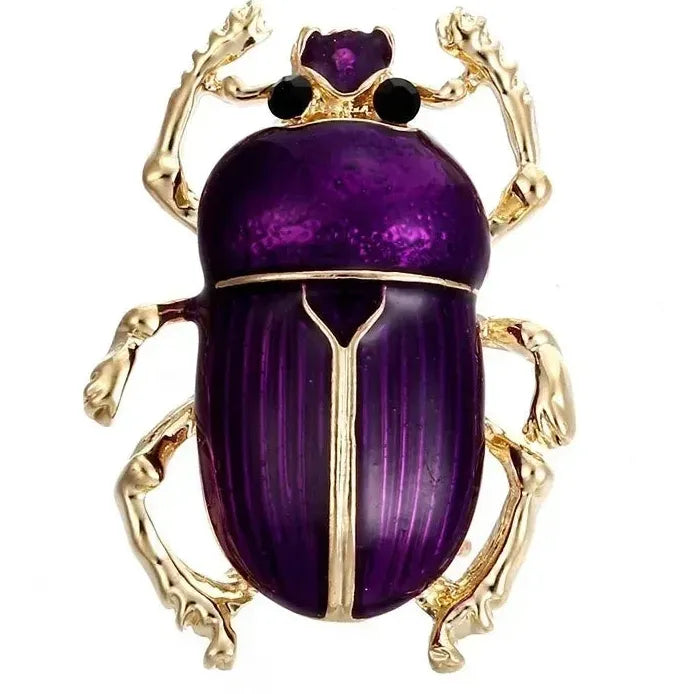 Luxury Insect Brooches Cicada Beetle Bee Mantis Pin for Women
