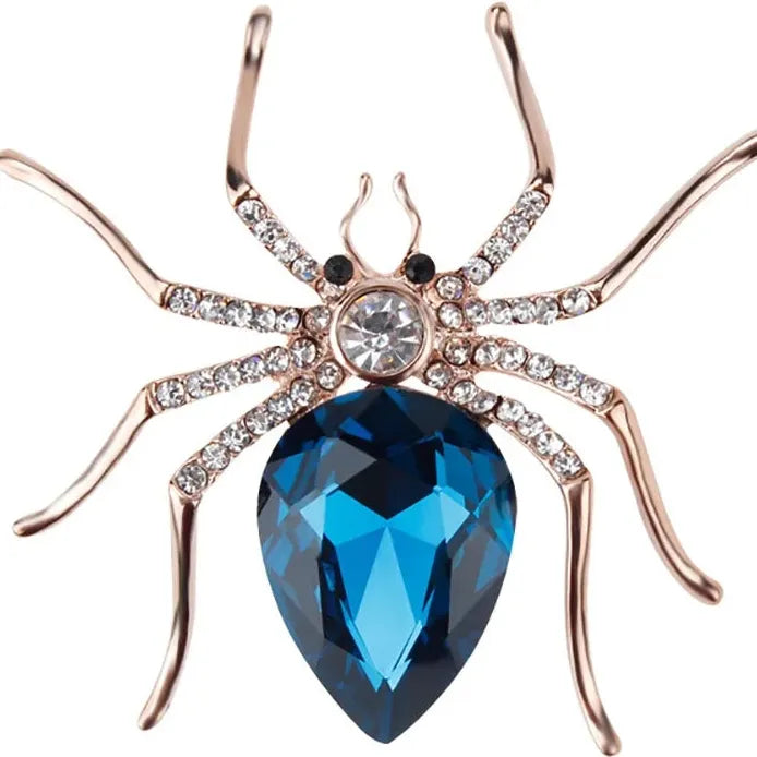 Luxury Elegant Spider Brooch for Women and Men Gift Accessory