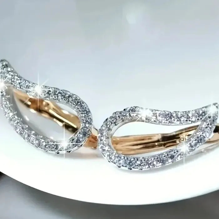 Teardrop Cubic Zirconia Earrings for Women Elegant Fashion Jewelry Accessories