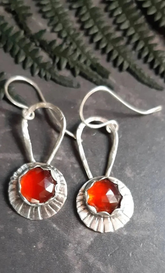 Handmade Boho Zinc Alloy Drop Hook Earrings Women Ancient Design Gift