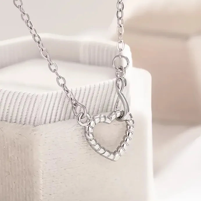 Romantic Heart Pendant Necklace for Women Anniversary Party Gift Jewelry
