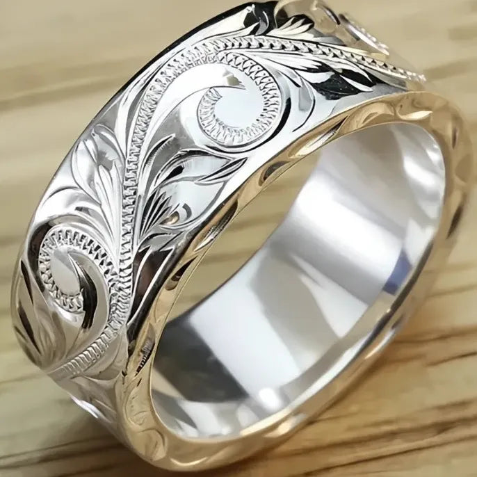 Geometric Brass Ring for Women Wedding Party Jewelry