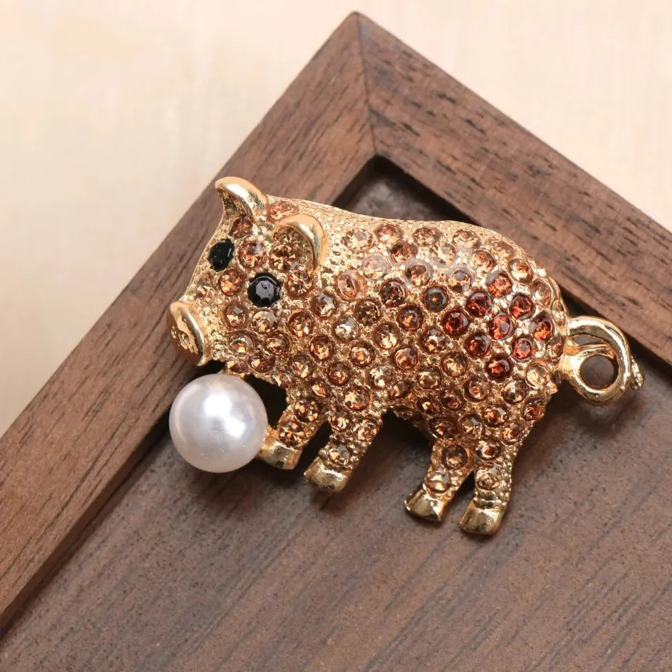 Classic Animal Brooch Pins Cat Lizard Flower Spider Insect Jewelry