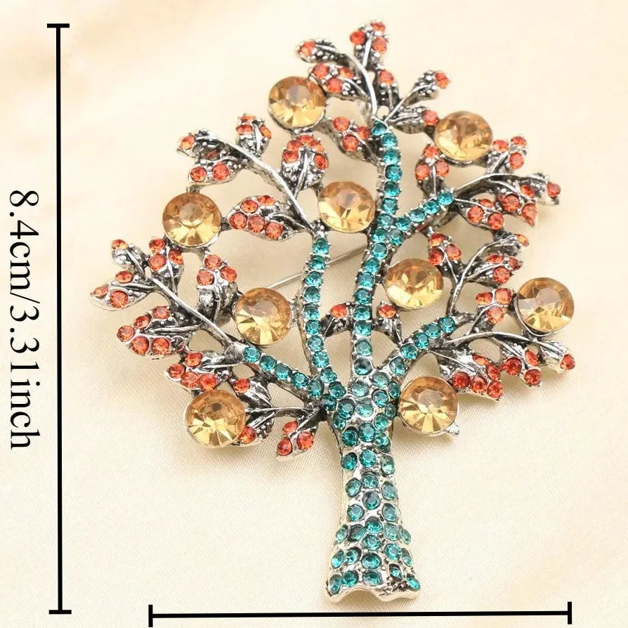 Classic Luxury Money Tree Brooch Wedding Gift for Men and Women
