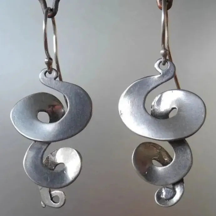 Classic Silver Hoop Earrings for Women Girls Zinc Alloy Fashion Jewelry Gift