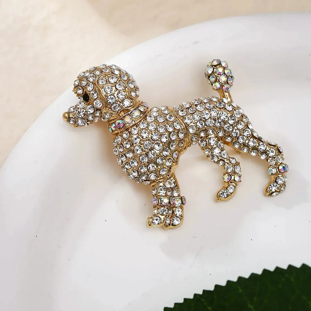 Luxury Classic Puppy Brooch Gift for Men and Women