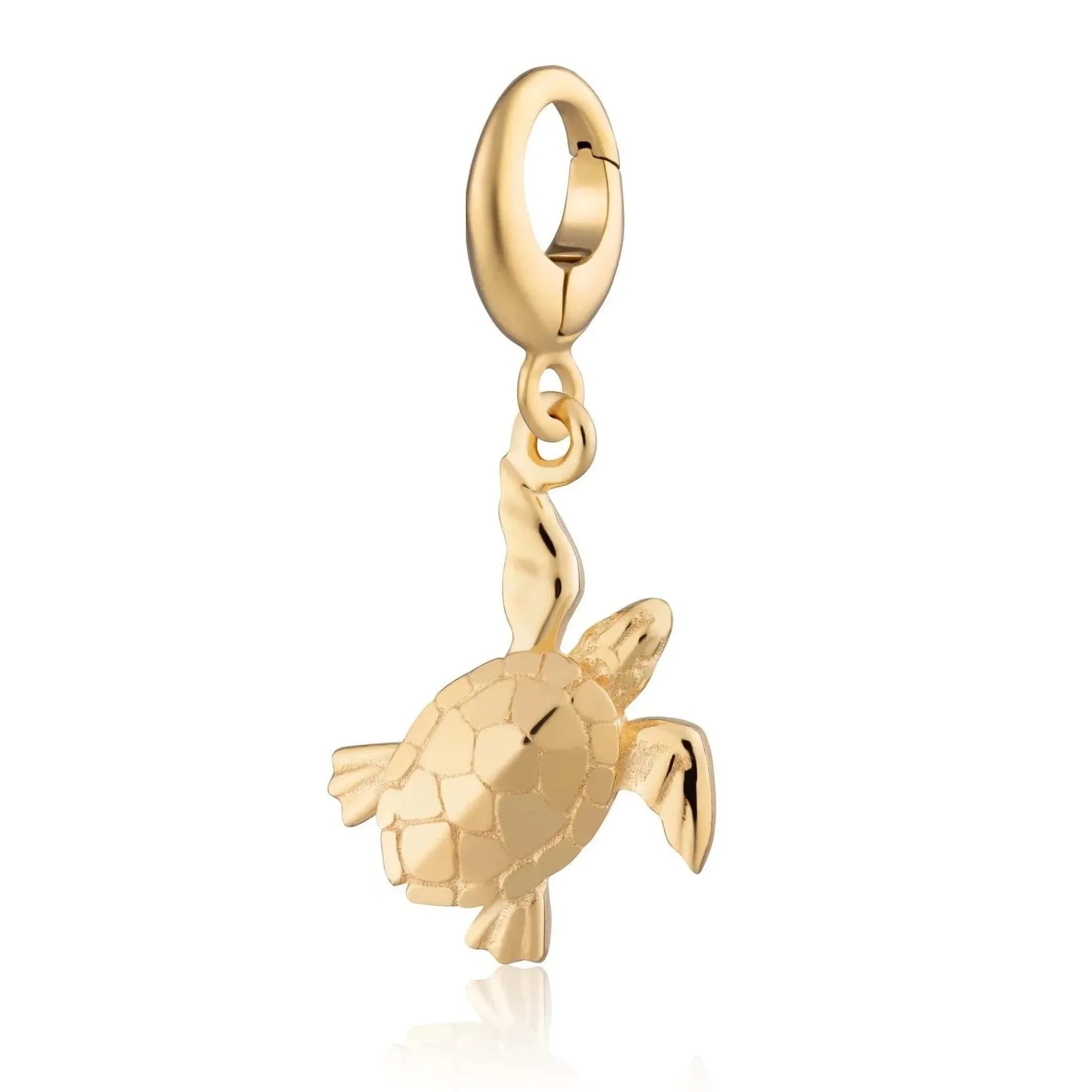 Gold Plated Stainless Steel Geometric Animal Charm Pendant Necklace Trendy Jewelry