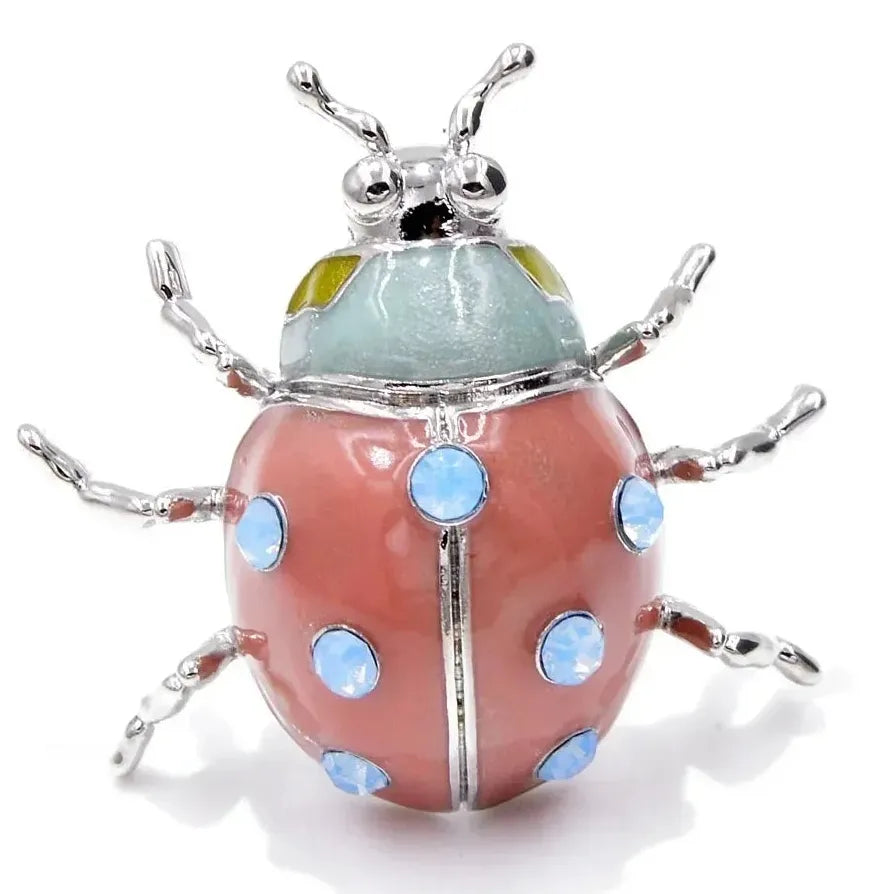 Classic Ladybug Beetle Brooch Insect Jewelry for Women and Men