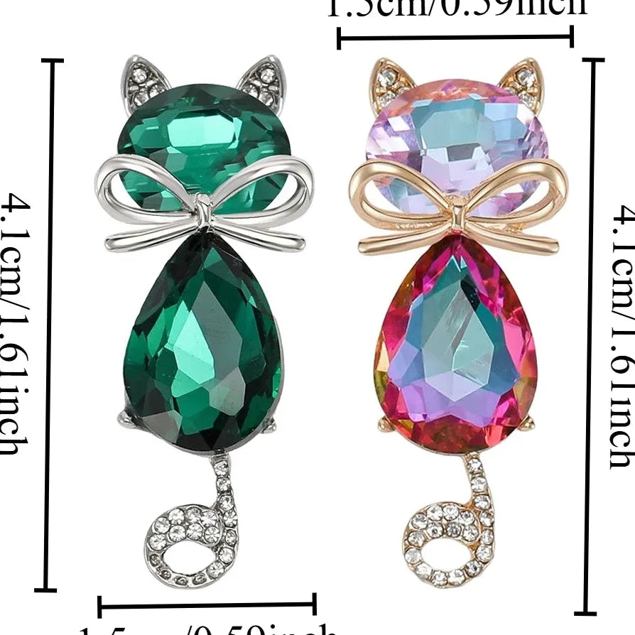 Classic Luxury Bow Brooch for Women Men Elegant Jewelry Gift