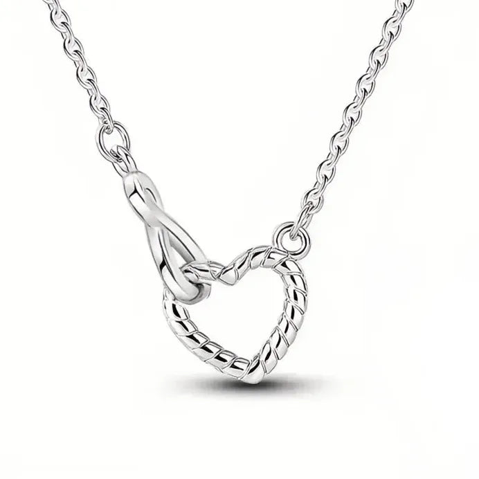 Romantic Heart Pendant Necklace for Women Anniversary Party Gift Jewelry