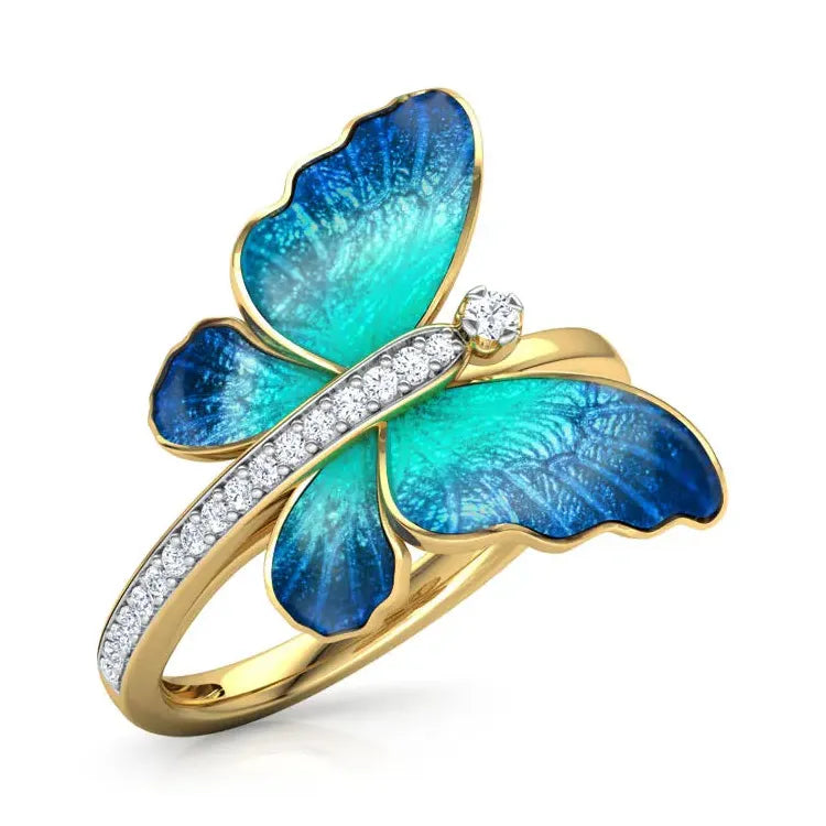 Women's Fashion Zinc Alloy Animal Ring Cute Personalized Jewelry Gift