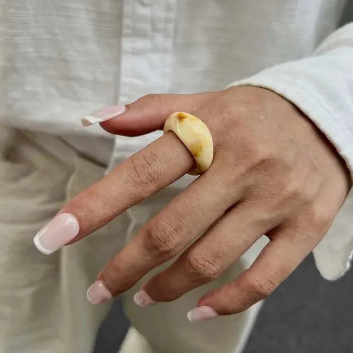 Y2K Boho Irregular Finger Rings for Women Trendy 2025 Statement Jewelry