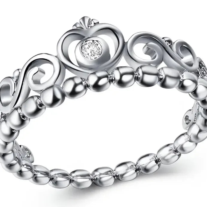 Eternity Women’s Hollow Out Cubic Zirconia Wedding Ring Sparkling Band