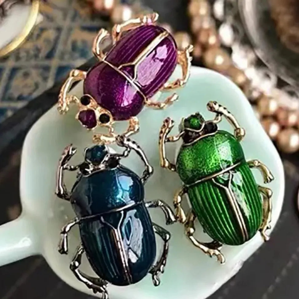 Classic Ladybug Beetle Brooch Insect Jewelry for Women and Men