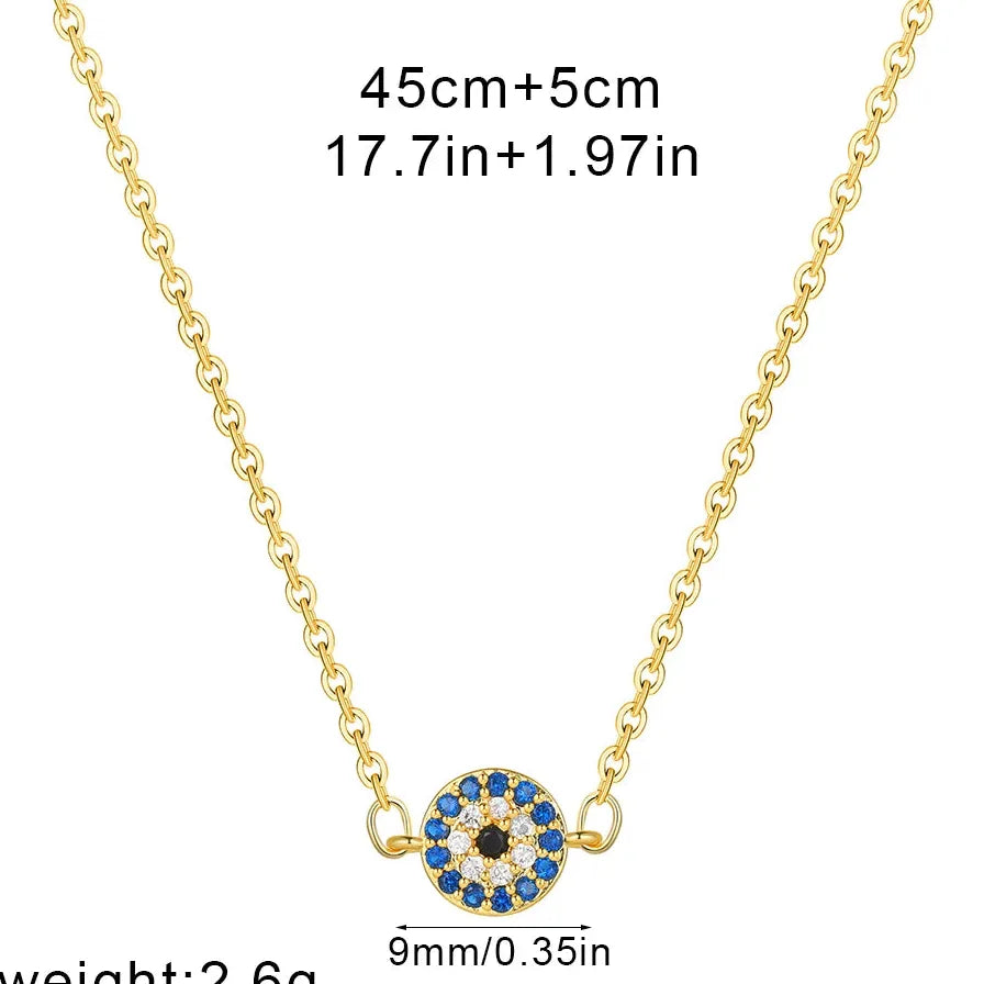 18K Gold Plated Geometric Palm Love Heart Cross Pendant Necklace CZ Charm