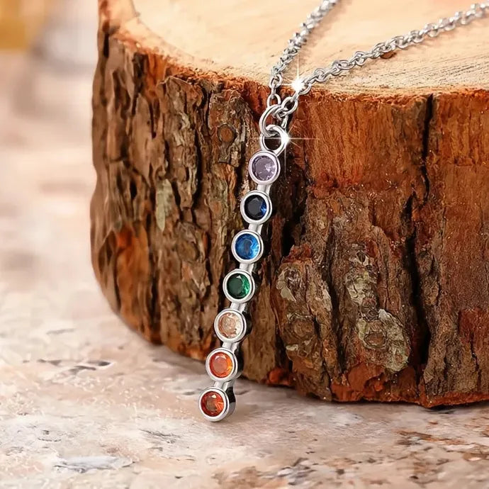 Women’s Geometric Pendant Necklace Colorful CZ Copper Alloy Jewelry