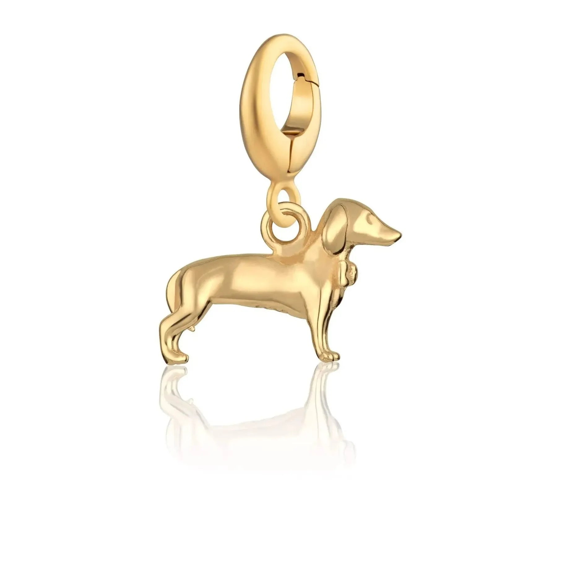Gold Plated Stainless Steel Geometric Animal Charm Pendant Necklace Trendy Jewelry