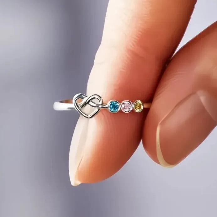 Dainty Heart Cubic Zirconia Wedding Rings for Women Elegant Jewelry