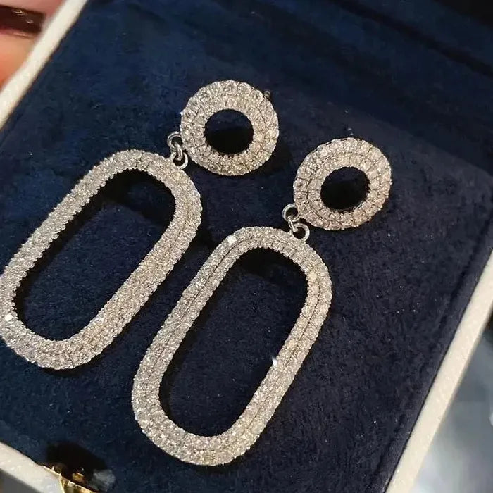 Bohemian Style Zinc Alloy Drop Earrings for Women Daily Wear Stylish Design