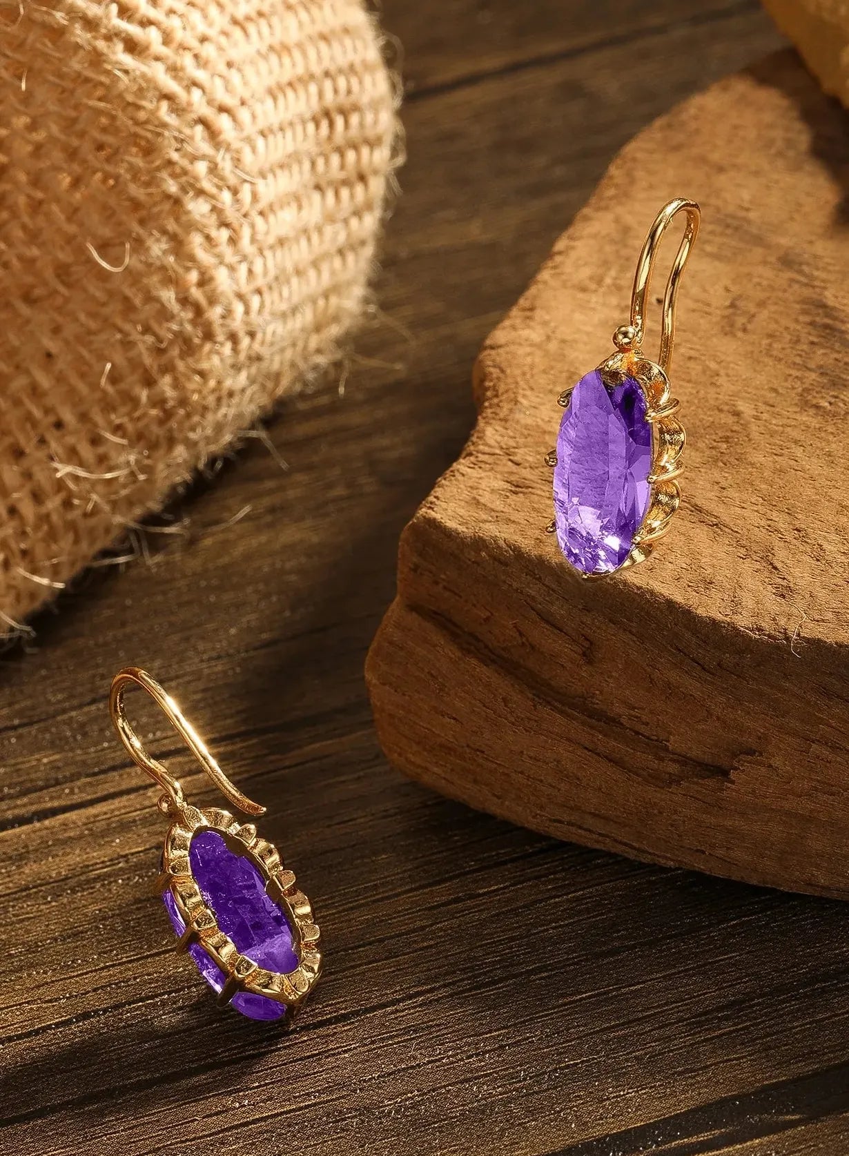 Elegant Women Oval Cubic Zirconia Drop Earrings Luxury Dangle Jewelry
