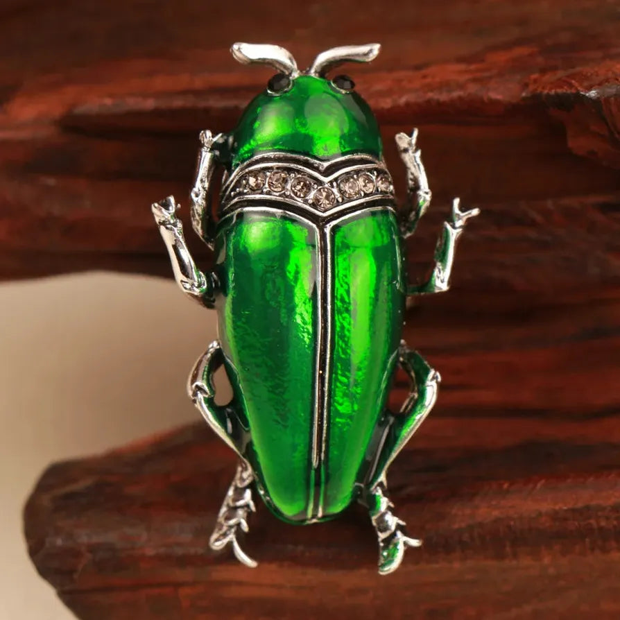 Classic Beetle Brooch for Men and Women Elegant Gift Accessory