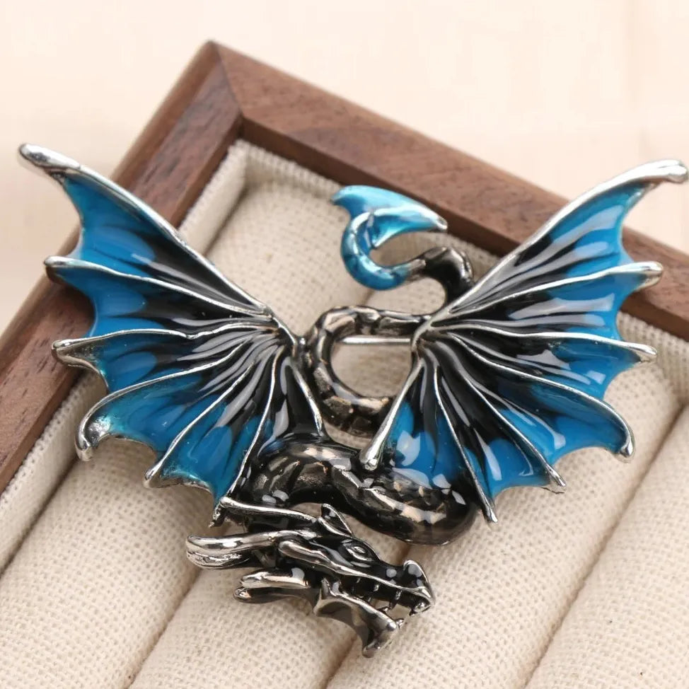 Luxury Dragon Brooch Wedding Gift for Men & Women Classic Style